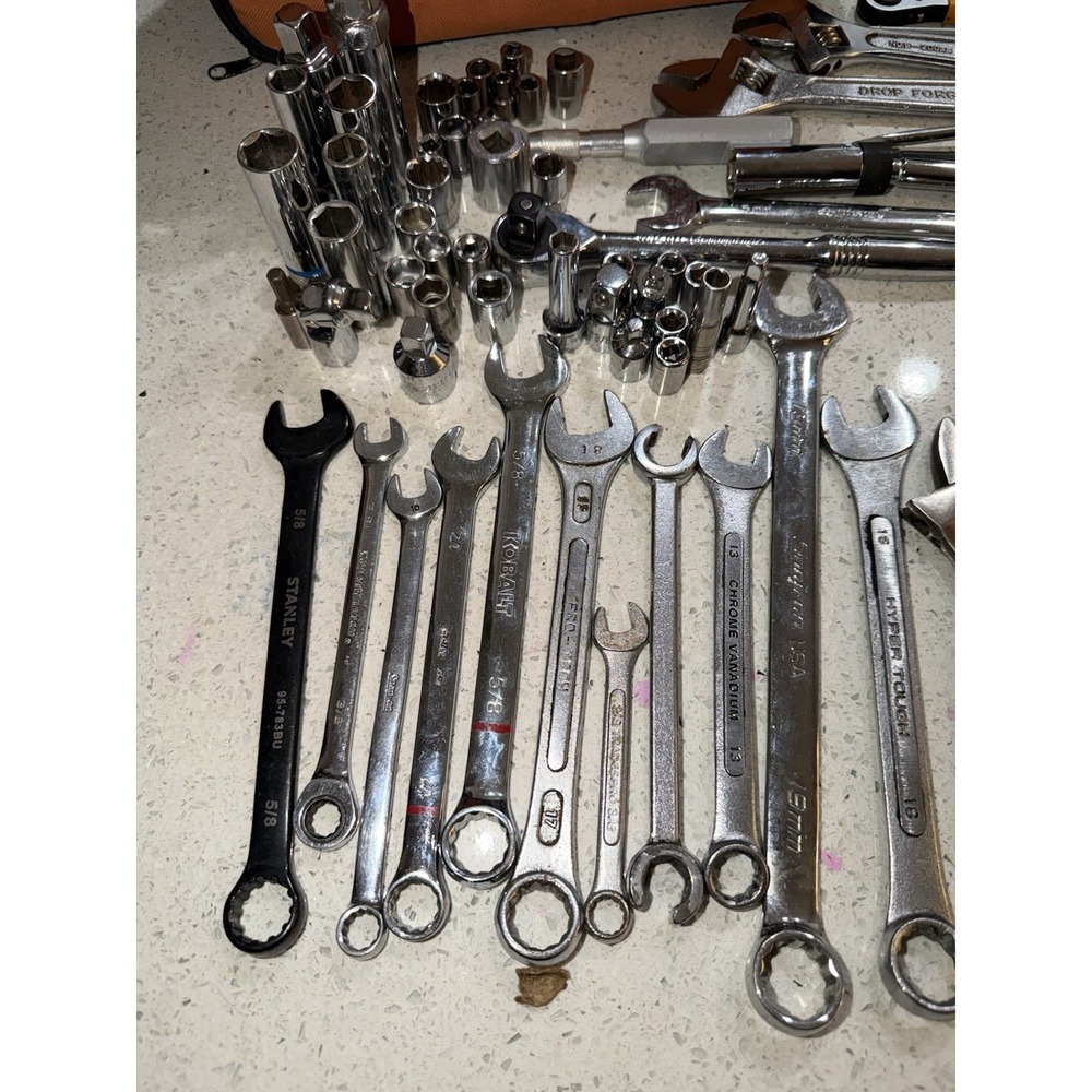 70‎ Pc Mix Tools With Ridgid Bag - Picture 3 of 12